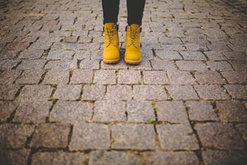 Outdoor ideas: cobblestone floors