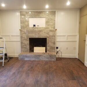 Floor Tile Installation & Fireplace Installation
