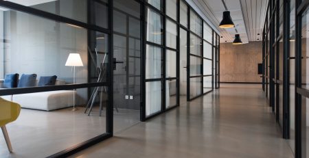 Flooring in a commercial space